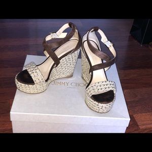 Portia suede wedge sandals